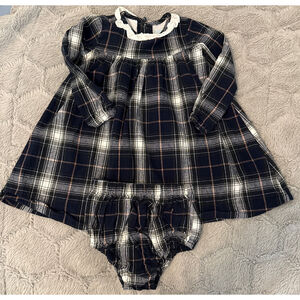 Edgehill collection 24month 2 piece dress/bloomers heirloom style plaid